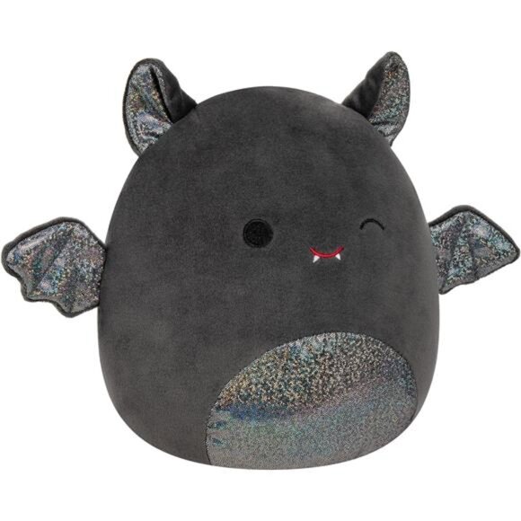 Squishmallows Original 8-Inch Emily Bat plush features sparkly ears - Picture 3 of 7
